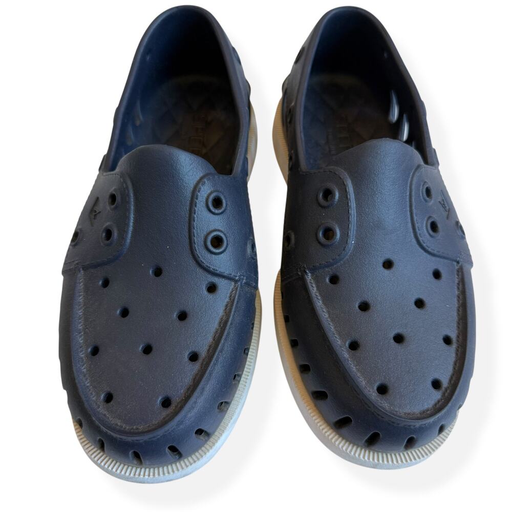 Sperry Top Sider Navy Blue Boat Shoes Mens 3 Womens 5